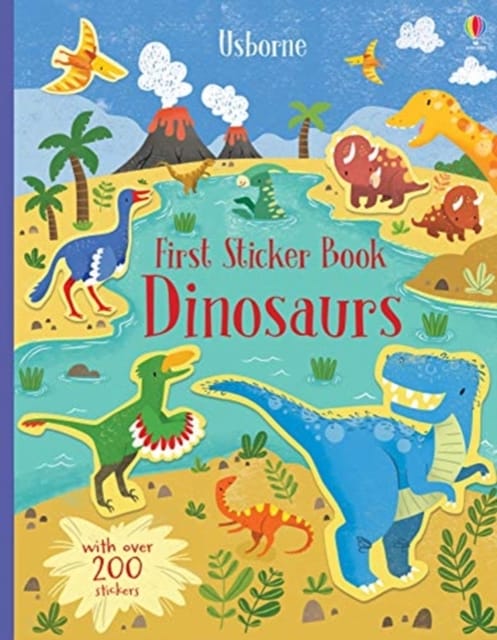 9781474968263 First Sticker Book Dinosaurs