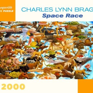Charles Lynn Bragg Space Race 2000 Piece Jigsaw Puzzle