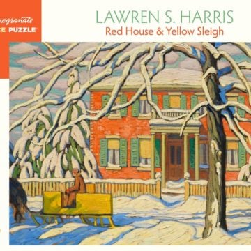 Lawren S Harris Red House And Yellow Sleigh 1000 Piece Jigsaw Puzzle