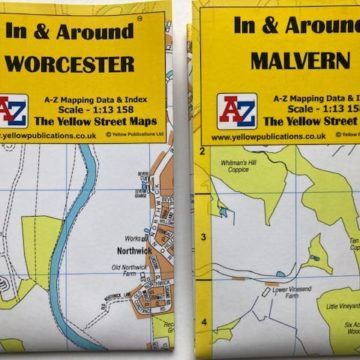 In And Around Worcester Malvern Maps