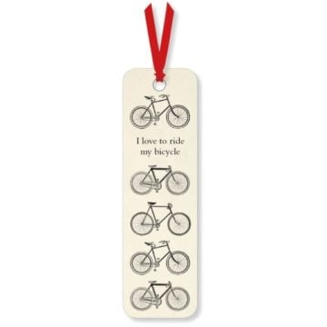 I Love To Ride Bicycle Bookmark