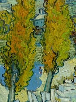 Vincent Van Gogh The Poplars Bookmark Pomegranate