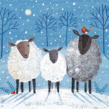 Christmas Card Pack 3 Sheep
