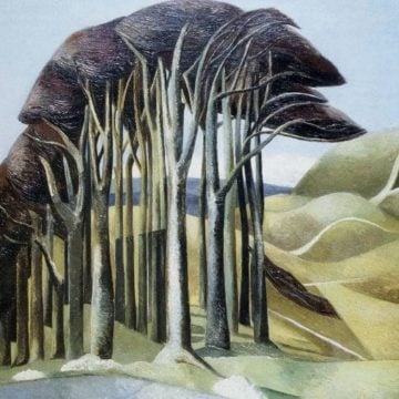 Sg258 Paul Nash Wood On The Downs Card